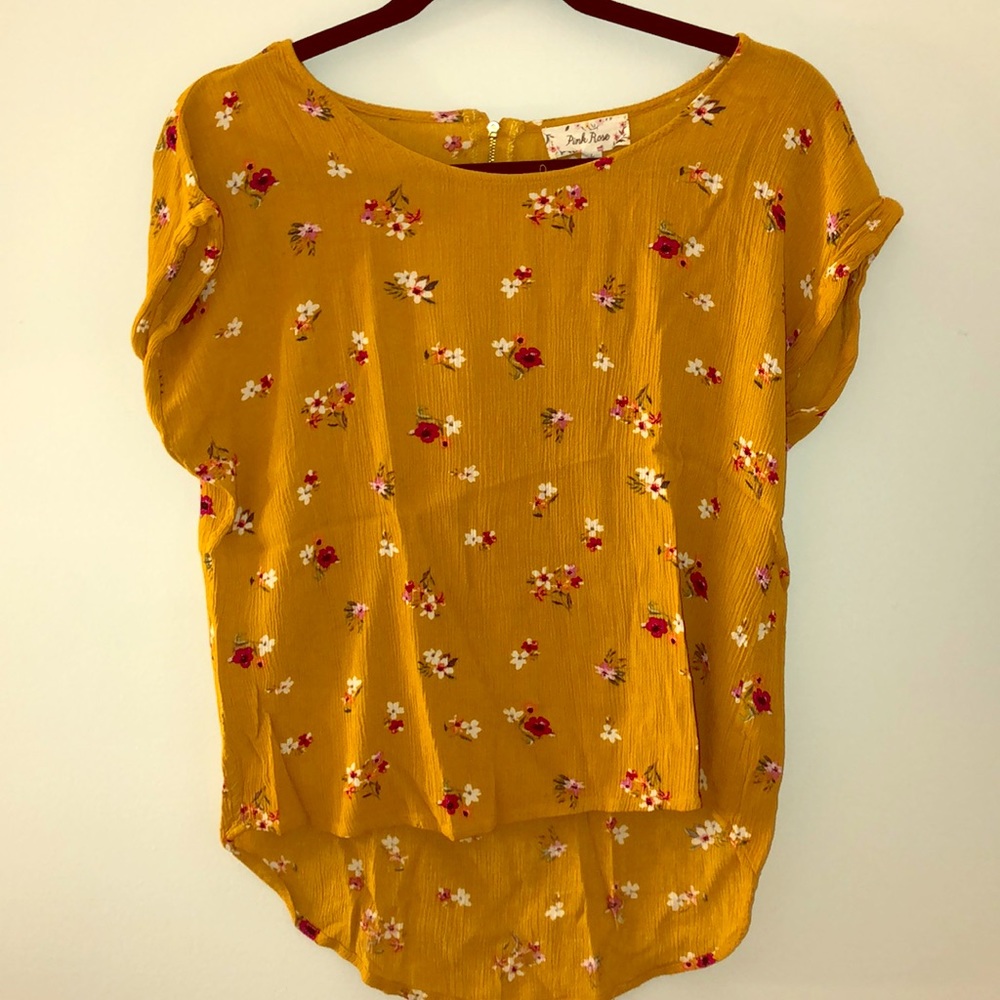 Yellow blouse